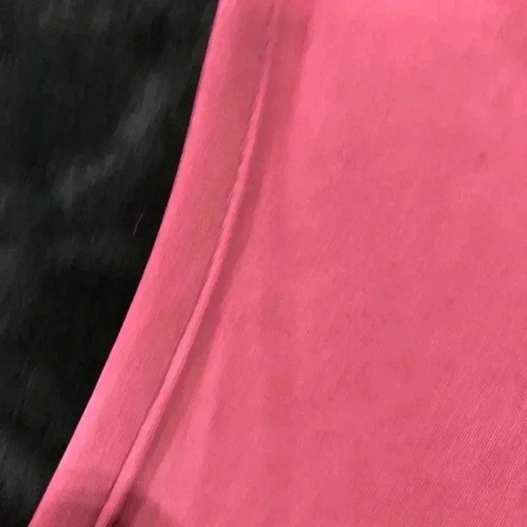 BOBI Cross Front Long Sleeve V-neck, Ruffle hemline Top/Blouse - wine - S - Picture 4 of 8